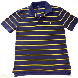 Polo by Ralph Lauren Blue and Yellow Polo Shirt